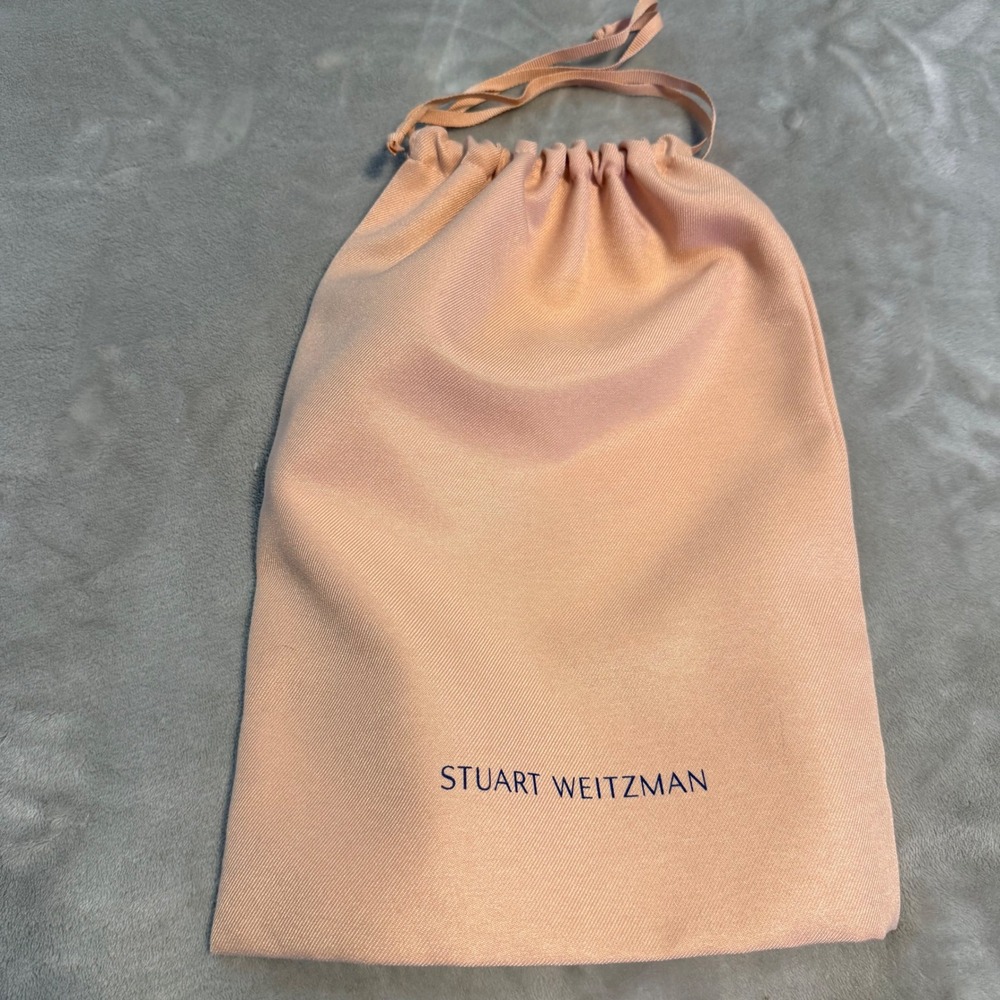 Stuart Weitzman Blush Pink Drawstring Shoe‎ Dust Bag Large